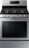 Samsung - 5.8 Cu. Ft. Freestanding Gas Convection Range with Self-High Heat Cleaning - Stainless steel