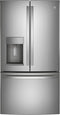 GE - ENERGY STAR® 27.7 Cu. Ft. French-Door Refrigerator - Stainless steel