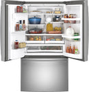 GE - ENERGY STAR® 27.7 Cu. Ft. French-Door Refrigerator - Stainless steel