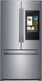 Samsung - 25.1 Cu. Ft. French Door Refrigerator with Family Hub - Stainless steel