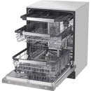 LG - SIGNATURE Top Control Built-In Dishwasher with Stainless Steel Tub, TrueSteam, 3rd Rack, 38dBA - Textured Steel