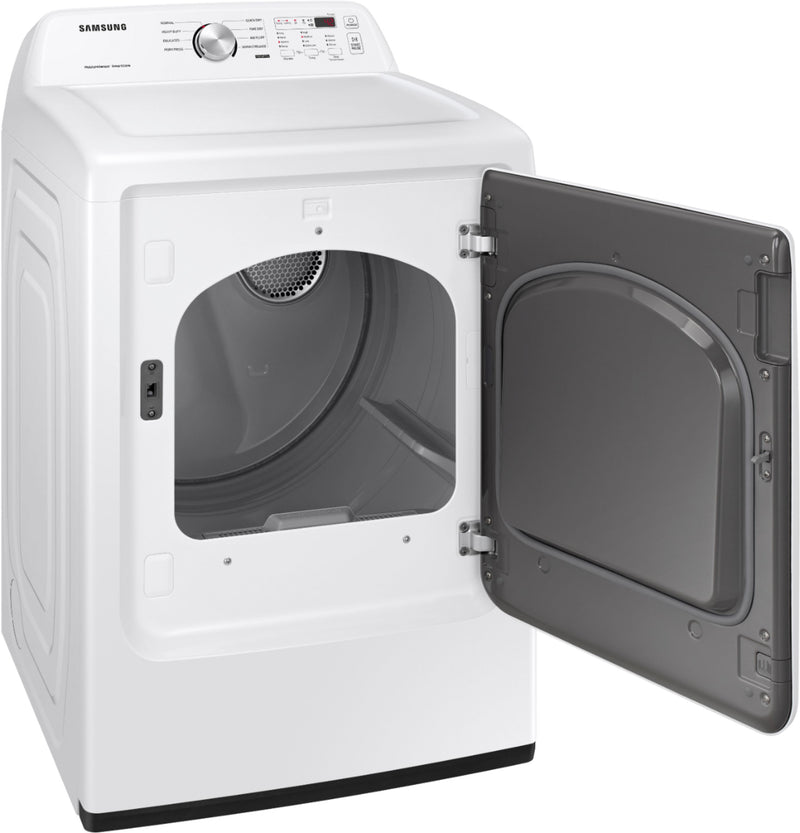 Samsung - 7.2 cu. ft. 8-Cycle Electric Dryer with Sensor Dry - White