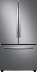 Samsung - 28 cu. ft. Large Capacity 3-Door French Door Refrigerator with Internal Water Dispenser - Fingerprint Resistant Stainless Steel