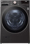 LG - 4.5 Cu. Ft. 12-Cycle High-Efficiency Front-Load Washer with WiFi and Built-In Technology - Black Steel