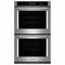 KitchenAid - 30" Double Wall Oven with Even-Heat™ Thermal Bake/Broil - Silver