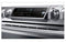 Samsung - 5.8 Cu. Ft. Self-Cleaning Slide-In Electric Convection Range - Stainless steel