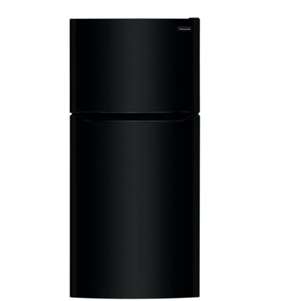 Frigidaire - 18.3 cu. ft. Top Freezer Refrigerator - Black