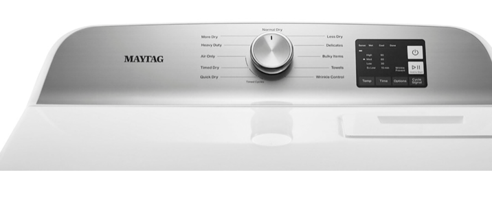 Maytag - 7.0 Cu. Ft. 11-Cycle Gas Dryer with Moisture Sensing - White