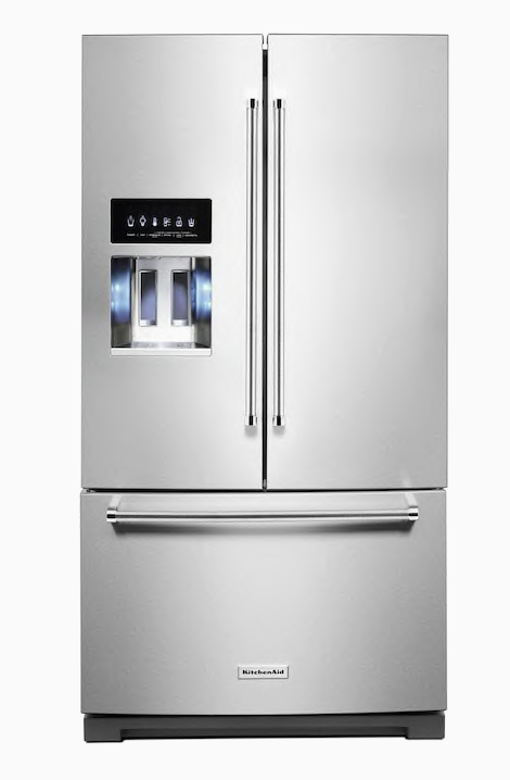 KitchenAid 26.8-cu ft French Door Refrigerator with Ice Maker (Stainless Steel with Printshield)