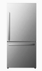 Hisense 17.2-cu ft Counter-Depth Bottom-Freezer Refrigerator (Stainless Steel) ENERGY STAR