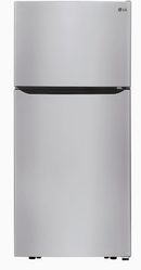 LG 20.2-cu ft Top-Freezer Refrigerator (Stainless Steel) ENERGY STAR