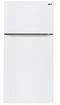 23.8 cu. ft. Top Freezer Refrigerator in Smooth White with Reversible Door