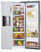 LG Smart Wi-Fi Enabled 21.9-cu ft Counter-depth Side-by-Side Refrigerator with Ice Maker (Stainless Steel) ENERGY STAR