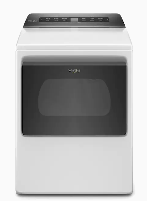 Whirlpool 7.4-cu ft Vented Electric Dryer with Intuitive Controls - White