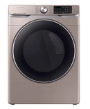 Samsung 7.5-cu ft Stackable Steam Cycle Electric Dryer (Champagne)