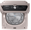 samsung 27 in. 5.0 cu. ft. High Efficiency Champagne Top Load Washing Machine with Active Wash Jet, ENERGY STAR