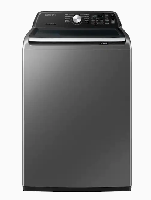 Samsung 4.4-cu ft High Efficiency Top-Load Washer (Platinum)