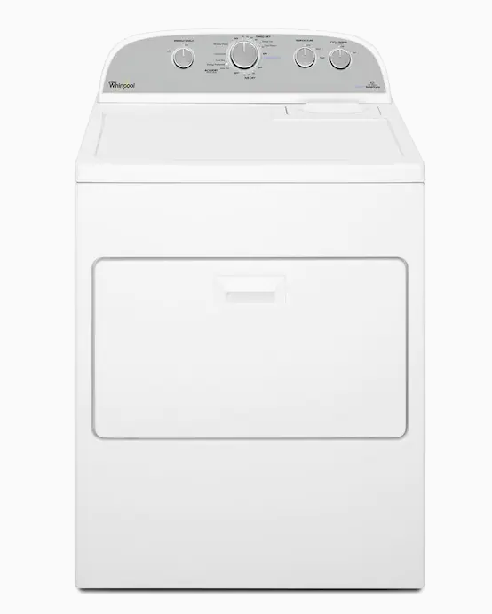 Whirlpool 7-cu ft Vented Gas Dryer with AutoDry - White