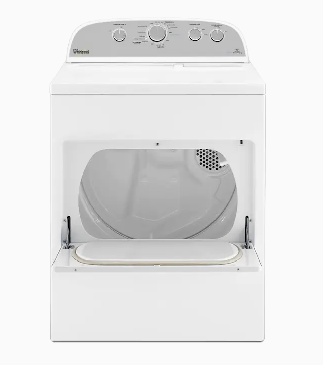 Whirlpool 7-cu ft Vented Gas Dryer with AutoDry - White