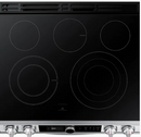 Samsung 30-in Smooth Surface 5 Elements 6.3-cu ft Self-Cleaning Air Fry Convection Oven Slide-In Electric Range (Fingerprint Resistant Stainless Steel)