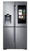 Samsung - Family Hub 28 Cu. Ft. 4-Door Flex French Door Fingerprint Resistant Refrigerator -stainless steel