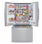 24 cu. ft. French Door Smart Refrigerator, Door-In-Door, Dual Ice Makers with Craft Ice in PrintProof Stainless Steel