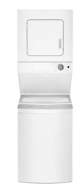 Whirlpool 1.6 cu.ft Electric Stacked Laundry Center 6 Wash cycles and AutoDry