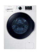 Samsung - 2.2 Cu. Ft. High Efficiency Stackable Front Load Washer with Steam - White