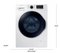 Samsung - 2.2 Cu. Ft. High Efficiency Stackable Front Load Washer with Steam - White