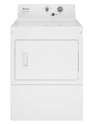 Whirlpool - Commercial 7.4 Cu. Ft. 3-Cycle High-Efficiency Electric Dryer - White