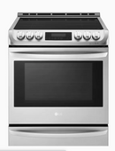 LG ProBake Smart Wi-Fi Enabled 30-in 5 Elements Self-Cleaning Slide-In Induction Range (Stainless Steel)