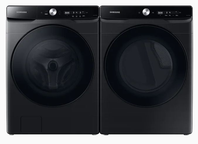 Samsung 8600 7.5-cu ft Stackable Steam Cycle Electric Dryer (Brushed Black) ENERGY STAR