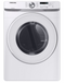 Samsung - 7.5 Cu. Ft. Stackable Electric Dryer with Sensor Dry - White