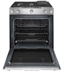 KitchenAid - 6.5 Cu. Ft. Self-Cleaning Slide-In Gas Convection Range - Stainless steel