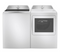 GE Profile 5.0 cu. ft. High-Efficiency Smart White Top Load Washer& Electric Dryer with Sanitize Cycle and Sensor Dry, ENERGY STAR SET  with Microban Technology, ENERGY STAR