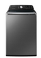 Samsung - 4.4 cu. ft. Top Load Washer with ActiveWave™ Agitator and Active WaterJet - Platinum