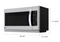 LG 2.2-cu ft 1000-Watt Over-the-Range Microwave with Sensor Cooking (Stainless Steel)