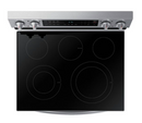 Samsung - 6.3 cu. ft. Freestanding Electric Range with WiFi, No-Preheat Air Fry & Convection - Stainless steel