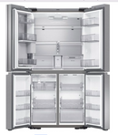 Samsung - 23 cu. ft. 4-Door Flex™ French Door Counter Depth Refrigerator with WiFi, Beverage Center and Dual Ice Maker - Stainless steel