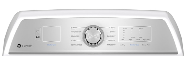 GE Profile 7.4-cu ft Electric Dryer (White) ENERGY STAR