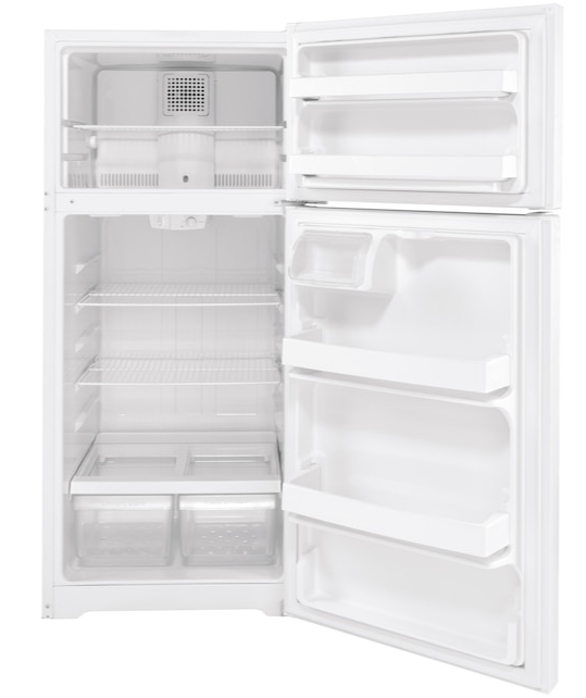 GE 16.6-cu ft Top-Freezer Refrigerator (White) ENERGY STAR