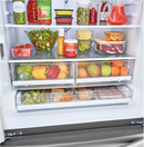 LG  22.7-cu ft 4-Door Counter-Depth French Door Refrigerator with Ice Maker (Printproof Stainless Steel) ENERGY STAR