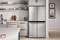 Whirlpool  19.4-cu ft 4-Door Counter-Depth French Door Refrigerator with Ice Maker - Fingerprint-Resistant Stainless Finish