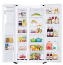 Samsung 27.4 cu. ft. Side by Side Refrigerator in White