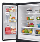 Samsung  28.2-cu ft French Door Refrigerator with Ice Maker (Fingerprint Resistant Black Stainless Steel) ENERGY STAR