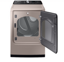 Samsung 5.0 cu. ft. Top Load Washer with Active WaterJet with 7.4 cu. ft. Electric Dryer with Sensor Dry in Champagne