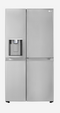 LG  Smart Wi-FI Enabled 26.8-cu ft Side-by-Side Refrigerator with Dual Ice Maker (Printproof Stainless Steel) ENERGY STAR