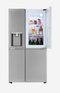 LG  Smart Wi-FI Enabled 26.8-cu ft Side-by-Side Refrigerator with Dual Ice Maker (Printproof Stainless Steel) ENERGY STAR