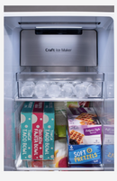 LG  Smart Wi-FI Enabled 26.8-cu ft Side-by-Side Refrigerator with Dual Ice Maker (Printproof Stainless Steel) ENERGY STAR