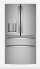 GE  Profile Smart 27.9-cu ft 4-Door French Door Refrigerator with Ice Maker and Door within Door (Fingerprint-resistant Stainless Steel) ENERGY STAR